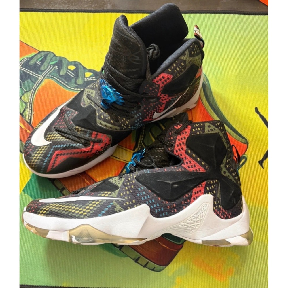 Nike LeBron 13 BHM Black History Month Multi Color Basketball Shoes 828307-001